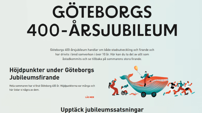 Gothenburg’s 400th anniversary icon